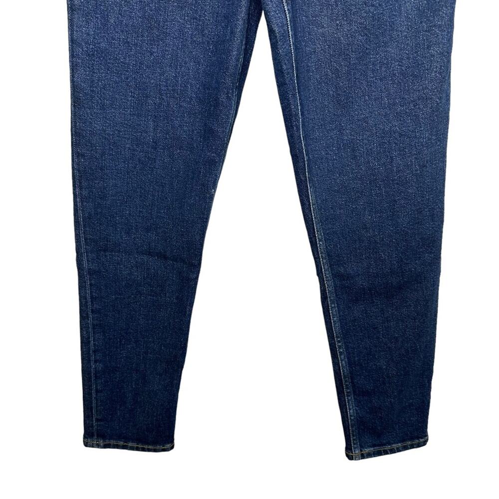 Re/Done 90s High Rise Ankle Crop Dark Rinse - Picture 4 of 9